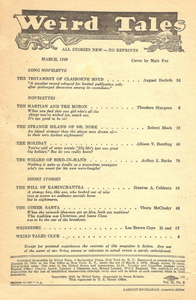 Weird Tales, Vol. 41, No. 3