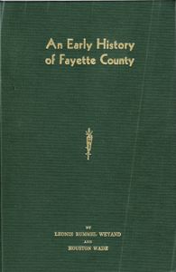 An Early History of Fayette County