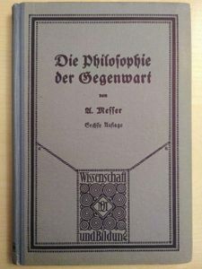 Die Philosophie der Gegenwart. In Deutschland