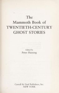 The Mammoth Book of Twentieth-Century Ghost Stories