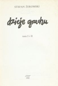 Dzieje Grzechu (Tom I - II)