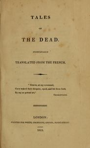 Tales of the Dead