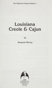 Louisiana Creole & Cajun