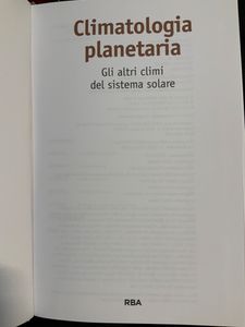 Climatologia Planetaria. Gli Altri Climi Del Sistema Solare