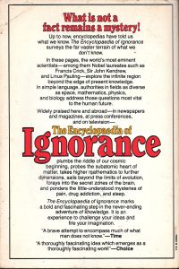 The Encyclopaedia of Ignorance