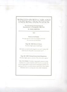Winged Sports Cars & Enduring Innovation: The International Championship for Manufacturers in Photographs, 1962-1971