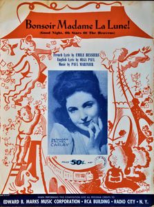 Bonsoir Madame La Lune