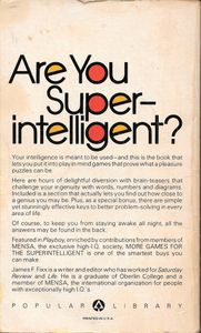 More Games for the Super-Intelligent
