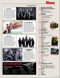 Metal Hammer August 2012