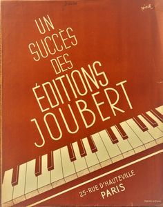 Un Succès des Éditions Joubert : Joies