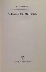 A House for Mr Biswas