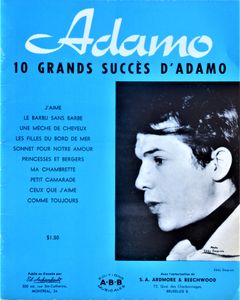 10 Grands Succès d'Adamo