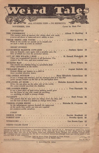 Weird Tales, Vol. 42, No. 1
