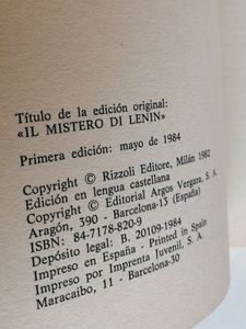 El Misterio De Lenin