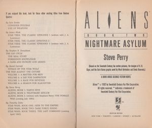 Aliens: Nightmare Asylum