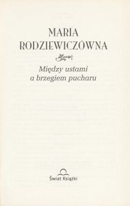 Między Ustami a Brzegiem Pucharu