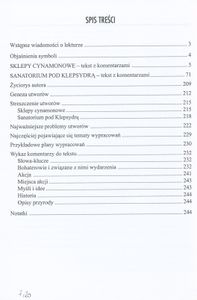Sklepy Cynamonowe / Sanatorium pod Klepsydrą