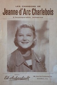 Les Chansons de Jeanne-d'Arc Charlebois