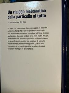 Un Viaggio Matematico Dalla Particella Al Tutto. La Matematica Dei Gas