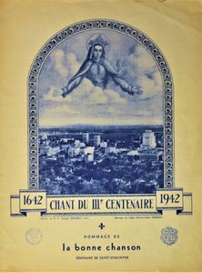 1642 - 1942 Chant du IIIe Centenaire