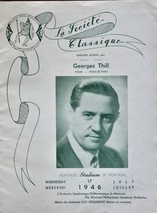 La Société Classique Présente Georges Thill