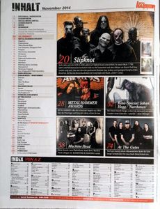 Metal Hammer November 2014