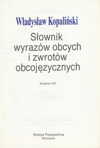Słownik Wyrazów Obcych i Zwrotów Obcojęzycznych