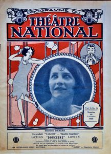 Programme du Théâtre National