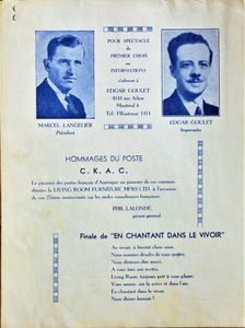 En Chantant dans le Vivoir