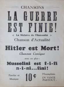 La Guerre Est Finie