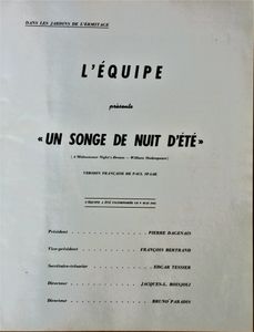 L'Équipe : un Songe de Nuit d'été