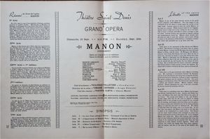 Théâtre Saint-Denis - Grande Saison d'Opéra