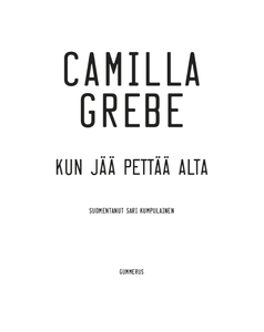 Kun jää pettää alta