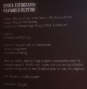 Grote Fotografen: Raymond Rutting