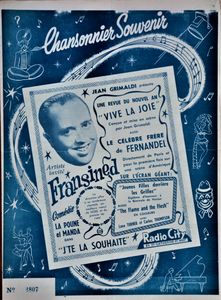 Chansonnier Souvenir