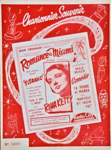 Chansonnier Souvenir
