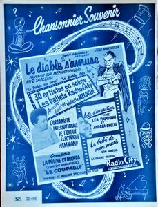 Chansonnier Souvenir