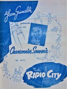 Chansonnier Souvenir
