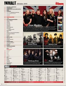 Metal Hammer Oktober  2015
