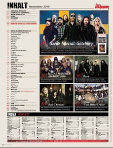 Metal Hammer November 2016