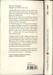 Maigret und Pietre der Lette