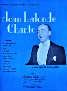 Jean Lalonde Chante