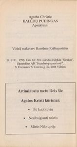 Kalėdų Pudingas