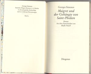 Maigret und der Gehängte von Saint-Pholien