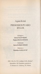Pirmosios Puaro Bylos