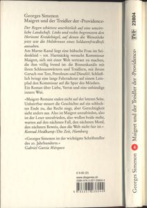 Maigret und der Treidler der 'Providence'