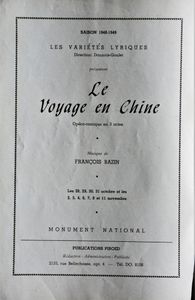 Le Voyage en Chine