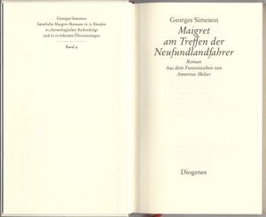 Maigret am Treffen der Neufundlandfahrer