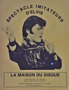 Spectacle Imitateurs d'Elvis