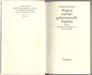 Maigret und der geheimnisvolle Kapitän